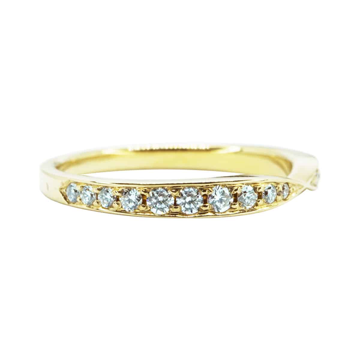 DeRocks Tapered Diamond Eternity Ring in 18k Yellow Gold - DeRocks ...